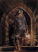 William Blake Los Entering the Grave oil on canvas